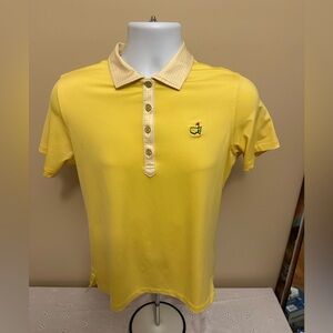 Magnolia Lane Tech 50+ UPF Women's Polo With Masters Golf Yellow Medium